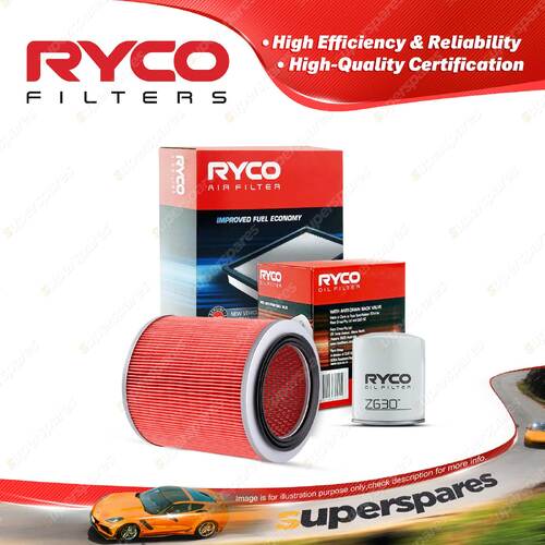 Ryco Oil Air Filter for Kia K2700 TU 4cyl 2.7L Diesel J2 10/2002-01/2005