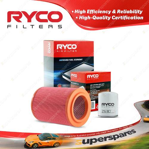 Ryco Oil Air Filter for Kia K2700 PU TU 4cyl 2.7L Diesel J2 04/2005-03/2008