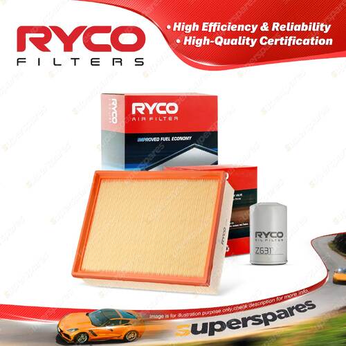 Ryco Oil Air Filter for Dodge Nitro KA V6 3.7L Petrol 7W 06/2007-08/2008