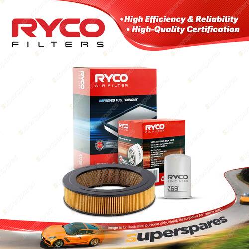 Ryco Oil Air Filter for Toyota Hilux RN40 LWB 4cyl 1.6L Petrol 10/1978-1983