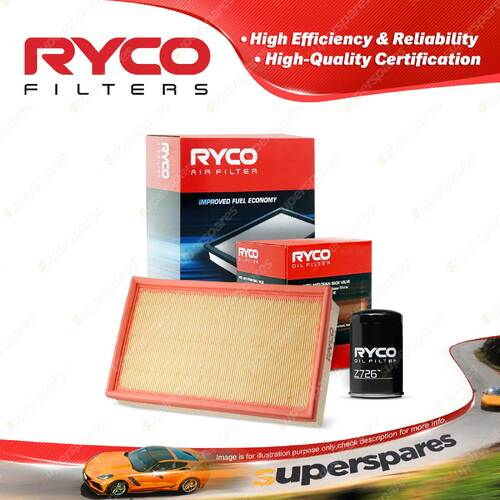 Ryco Oil Air Filter for Jaguar Xj8 X300 V8 3.2L 4L Petrol AJ26 AJ32 1997-1999