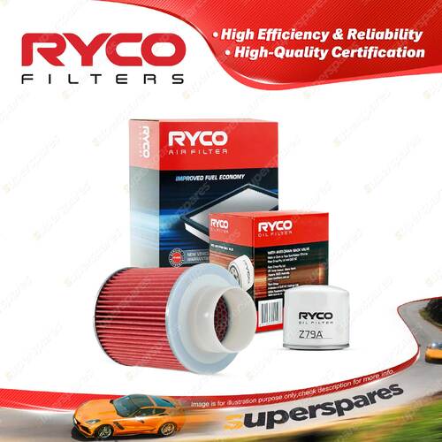 Ryco Oil Air Filter for Honda Prelude BA 4cyl 2L Petrol B20A5 B20A6 1987-1991