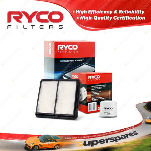 Ryco Oil Air Filter for Honda Civic EG EH Crx EG 4cyl 1.6L 1.5L Petrol