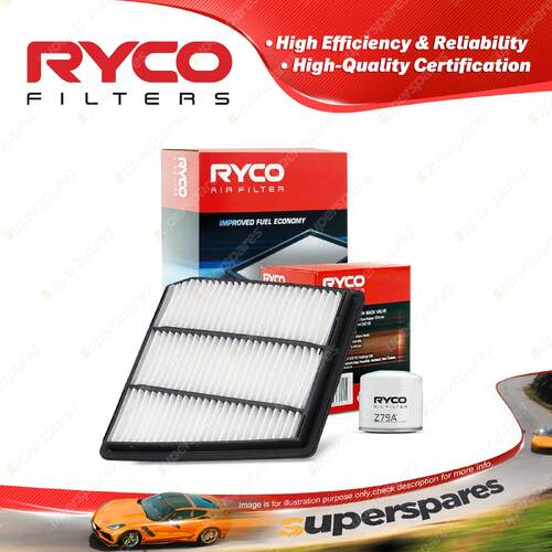 Ryco Oil Air Filter for Honda Legend KA V6 3.5L Petrol C35A3 05/1996-2004