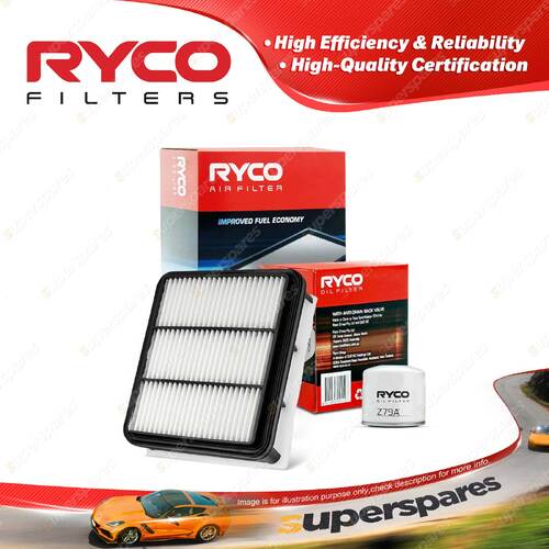 Ryco Oil Air Filter for Holden Rodeo RA V6 3.5L Petrol 03/2003-2005