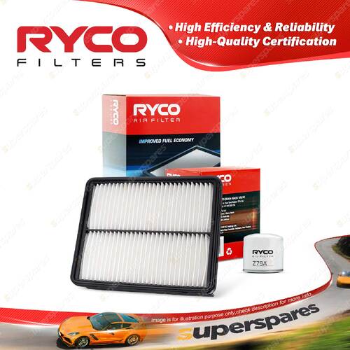 Ryco Oil Air Filter for Kia Sorento XM 4cyl 2.4L Petrol G4KE9 10/2009-07/2011