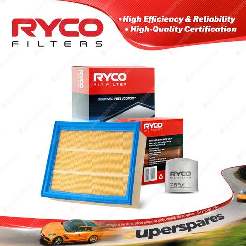 Ryco Oil Air Filter for Volkswagen Golf Mk III 4cyl 1.9L 1Z 10/1995-1998