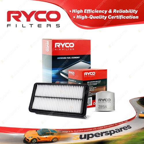 Ryco Oil Air Filter for Landrover Discovery Series 1 22L 23D 23L V8 3.5L 22L