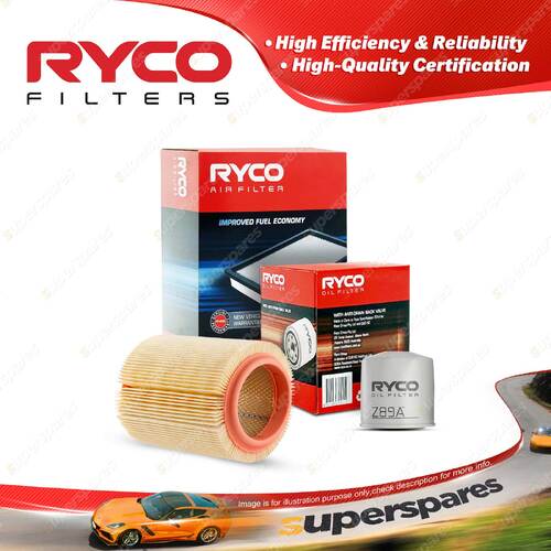 Ryco Oil Air Filter for Landrover Range Rover V8 4L Petrol 38D 12/1989-04/1995