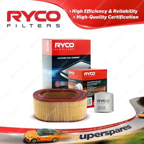 Ryco Oil Air Filter for Volvo 360 360 4cyl 2L Petrol B19E 03/1984-1987