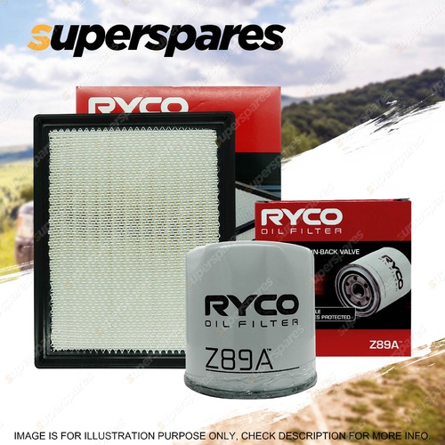 Ryco Oil Air Filter for Ford Fairmont AU AUII AUIII Falcon Te50 Tl50 Ts50