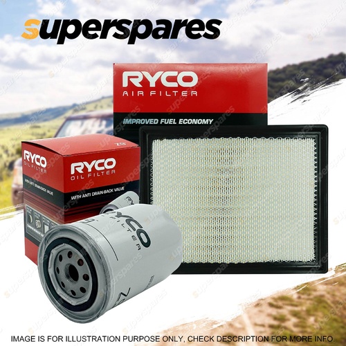 Ryco Oil Air Filter for Ford Fairlane Fairmont Falcon Van Xr6 Ltd Te50 Tl50 Ts50