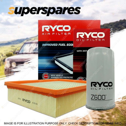 Ryco Oil Air Filter for Isuzu D-Max TF 4cyl 3L Turbo Diesel 10/2008-05/2012