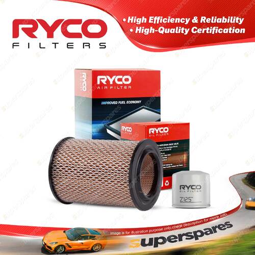 Ryco Oil Air Filter for Holden Scurry NB 4cyl 1L Petrol 07/1985-1987