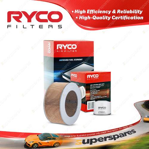 Ryco Oil Air Filter for Mazda E2200 Ezyloader 4cyl 2.2L Diesel 03/1981-03/1982