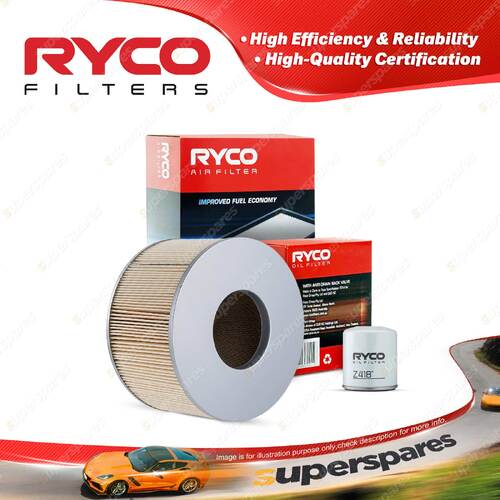 Ryco Oil Air Filter for Lexus Lx470 UZJ100R V8 4.7L Petrol 05/1998-03/2008