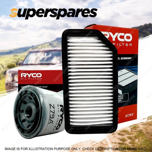 Ryco Oil Air Filter for Kia Soul AM 4cyl 1.6L 2L Petrol 04/2009-On