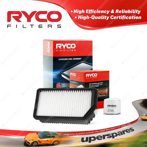 Ryco Oil Air Filter for Kia Cerato YD Pro_Cee'D JD 4cyl 1.6L Petrol