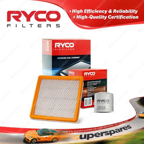 Ryco Oil Air Filter for Chrysler Voyager RG V6 3.3L Petrol 05/2001-03/2008