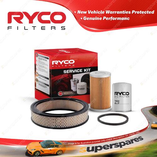 Ryco Oil Air Fuel Filter Service Kit for Ford Mustang Falcon XP 144ci 170ci