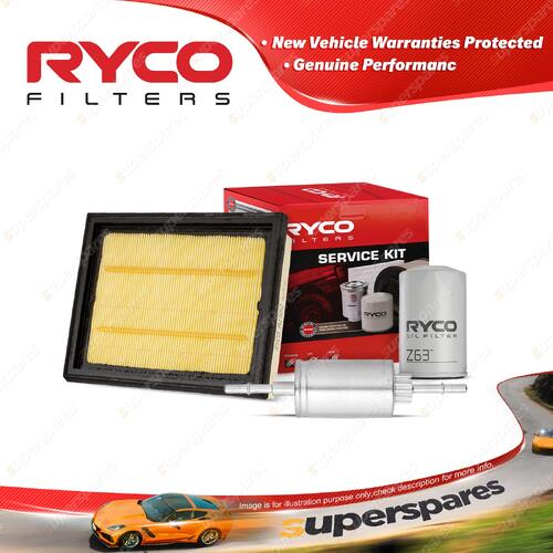 Ryco Oil Air Fuel Filter Service Kit for Ford Fiesta WP 04/2004-01/2006