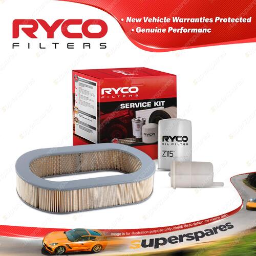 Ryco Oil Air Fuel Filter Service Kit for Ford Maverick DA TB42 02/1988-09/1993