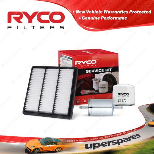 Ryco Oil Air Fuel Filter Service Kit for Great Wall X240 07/2009-On