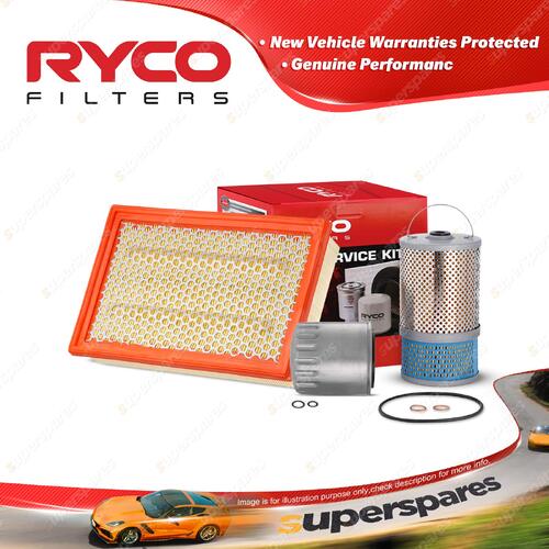 Ryco Oil Air Fuel Filter Service Kit for Ssangyong Korando Musso Sport 10V