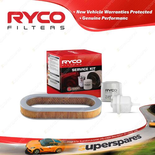 Ryco Oil Air Fuel Filter Service Kit for Subaru Brumby Leone Royale Ski Wagon