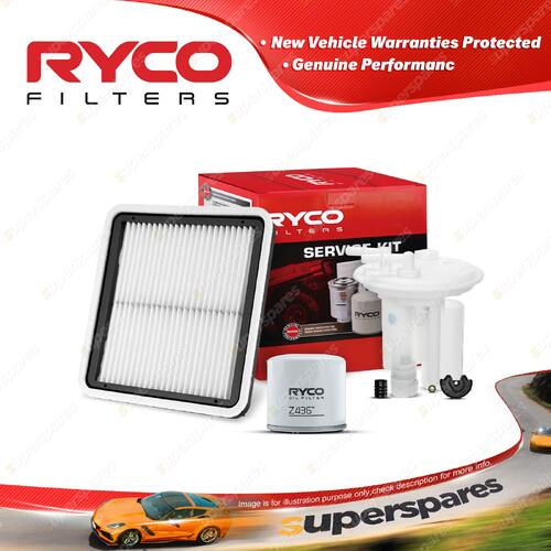 Ryco Oil Air Fuel Filter Service Kit for Subaru Forester S3 SHJ Xv GP7