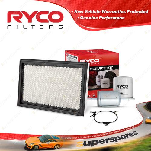 Ryco Oil Air Fuel Filter Service Kit for Holden Berlina Calais VT VTII VX LPG