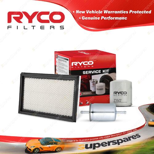 Ryco Oil Air Fuel Filter Service Kit for Holden Berlina Calais VN VP VR VS