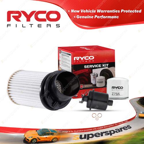 Ryco Oil Air Fuel Filter Service Kit for Honda Integra DA Gsi DC 06/1989-07/2001