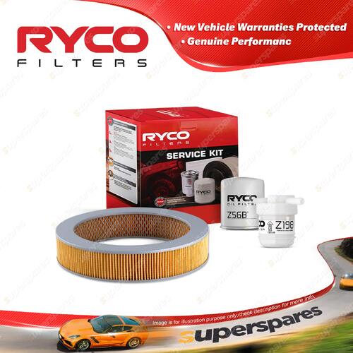 Ryco Oil Air Fuel Filter Service Kit for Ford Courier PC Telstar AR AS AT AV AX