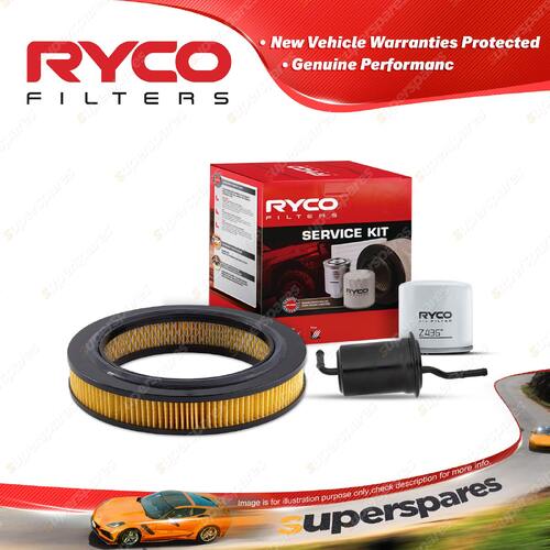 Ryco Oil Air Fuel Filter Service Kit for Mazda 121 Hatch DA 121L DB