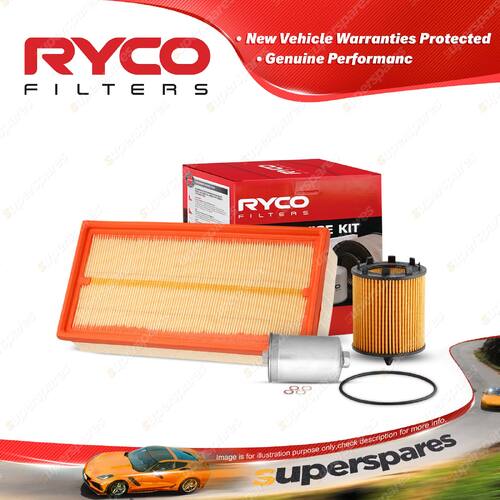 Ryco Oil Air Fuel Filter Service Kit for Saab 9-3 2.0T 110kW 136kW 151kW 158kW