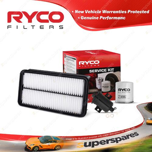 Ryco Oil Air Fuel Filter Service Kit for Toyota Corolla AE90 AE92 AE93 GTI