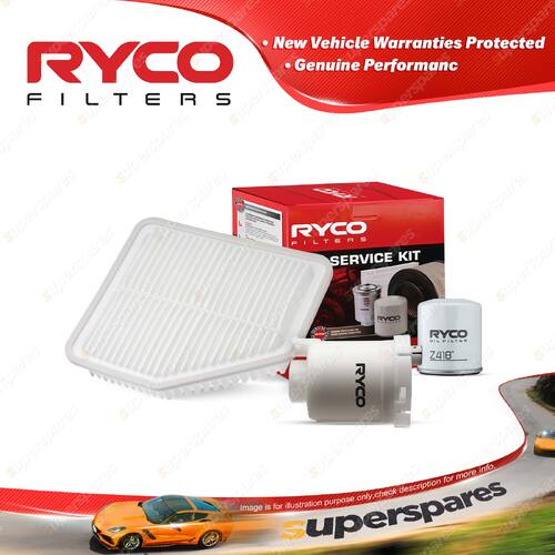 Ryco Oil Air Fuel Filter Service Kit for Lexus Sc430 UZZ40R V8 4.3L Petrol