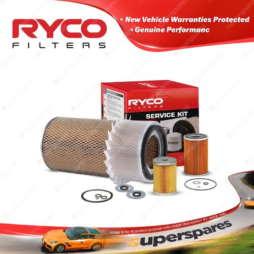 Ryco Oil Air Fuel Filter Service Kit for Isuzu J Series JCR420 JCR500