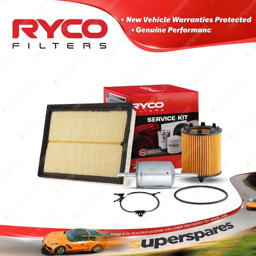 Ryco Oil Air Fuel Filter Service Kit for Holden Astra TS II Zafira 4D Wagon TT