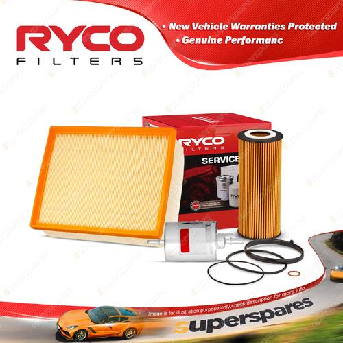 Ryco Oil Air Fuel Filter Service Kit for Audi A4 B7 Cabriolet 2005-2009