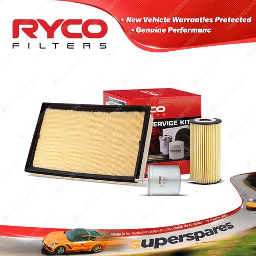 Ryco Oil Air Fuel Filter Service Kit for Volvo S60 RS59 03/2003-09/2009