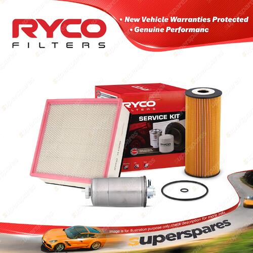 Ryco Oil Air Fuel Filter Service Kit for Volkswagen Lt 35 46 2D 2003-2007