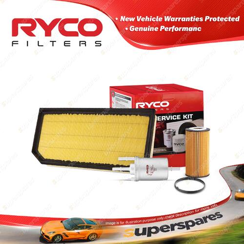 Ryco Oil Air Fuel Filter Service Kit for Volkswagen Golf Mk V R Jetta Scirocco