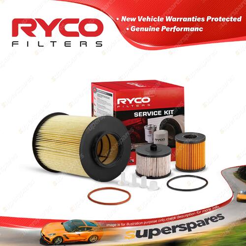 Ryco Oil Air Fuel Filter Service Kit for Ford Focus LT LV 2007-2011