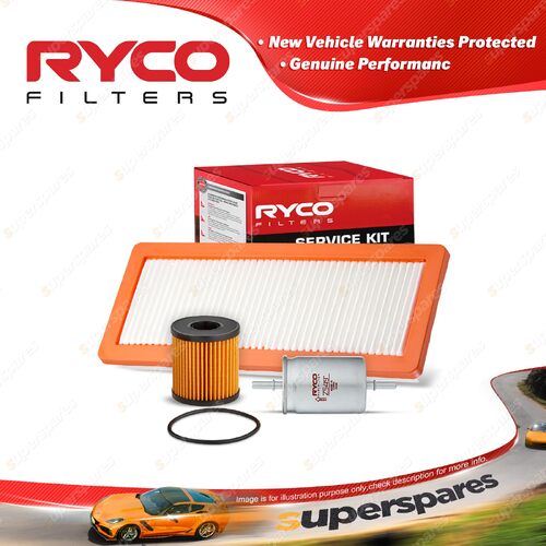 Ryco Oil Air Fuel Filter Service Kit for Citroen DS3 Ds4 F7 115kW 147kW