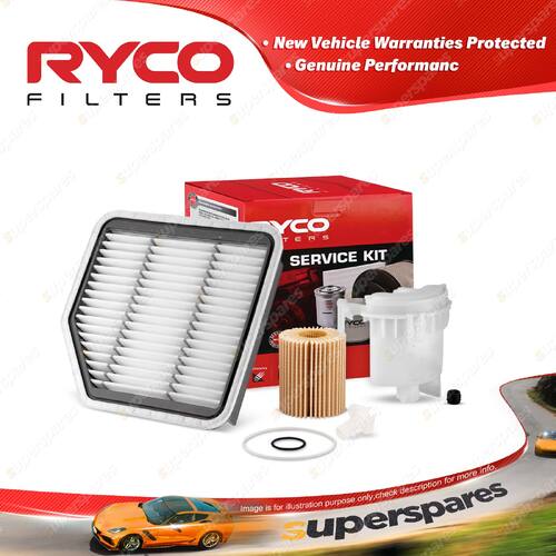 Ryco Oil Air Fuel Filter Service Kit for Lexus Is250 Is250C GSE20R Is350 GSE21R