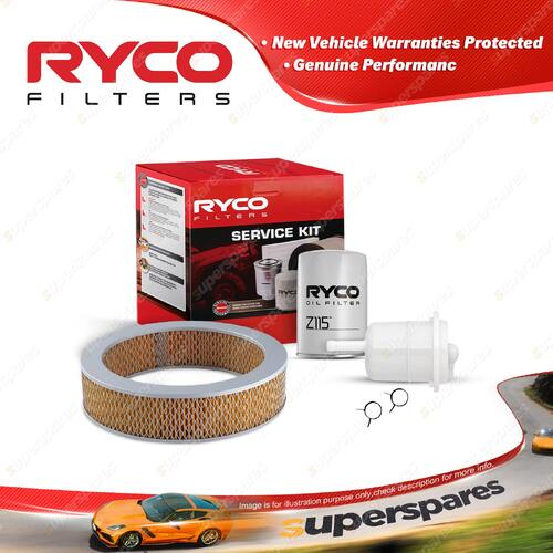 Ryco Oil Air Fuel Filter Service Kit for Nissan 180B 240C 260C Skyline Stanza