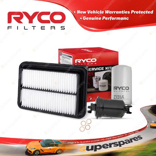 Ryco Oil Air Fuel Filter Service Kit for Toyota Cressida MX62 1981-10/1985