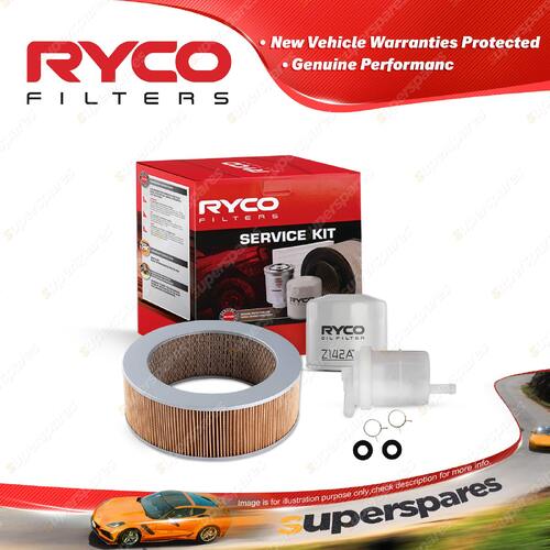 Ryco Oil Air Fuel Filter Service Kit for Mitsubishi Pajero NE NG NH 4G54